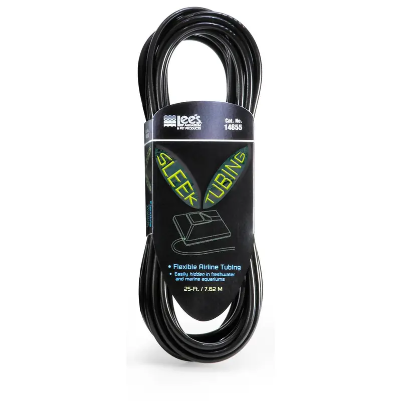 Lees Sleek Flex Sleeve Tubing Black 3/16 in X 25 ft