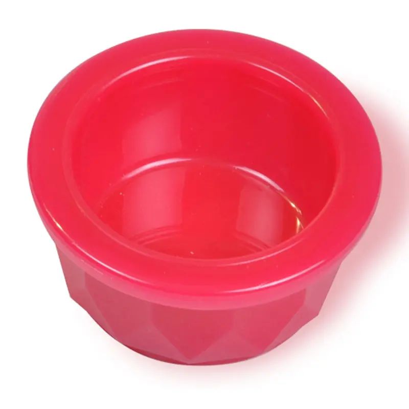 Van Ness Plastics Crock Translucent Heavyweight Small Animal Dish Assorted Midget