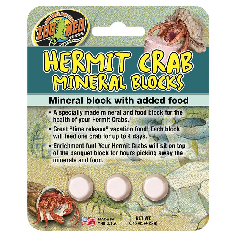 Zoo Med Hermit Crab Mineral Block 0.15 oz