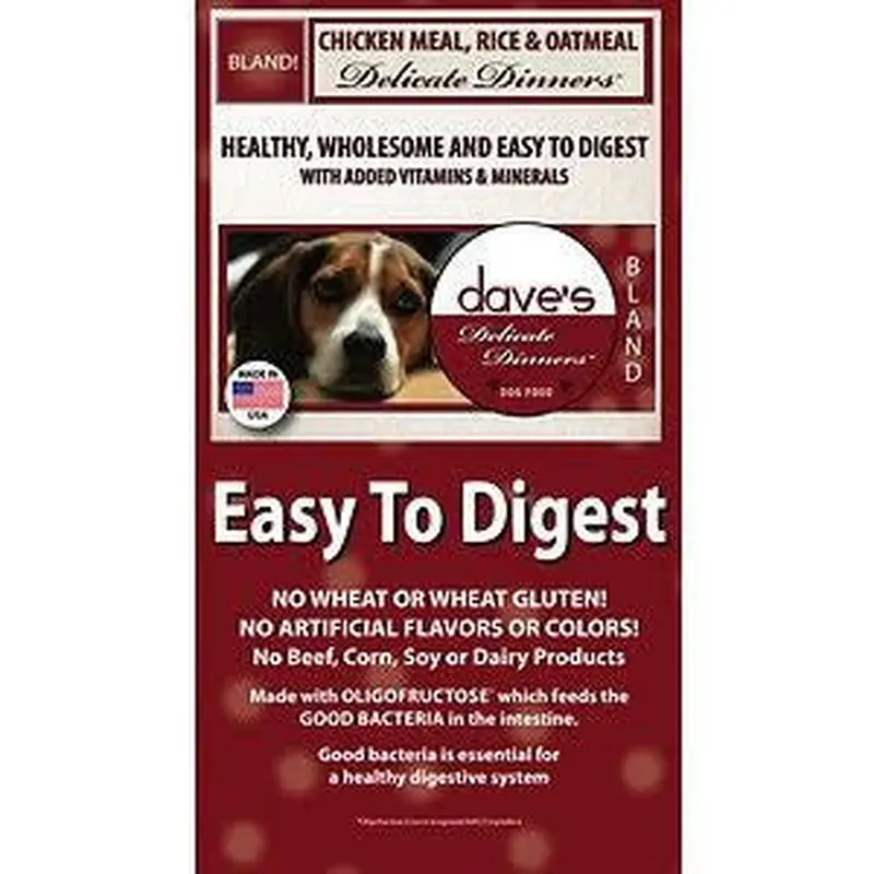 Dave's Pet Food Dog Delicate Dinner Adult 16lb 