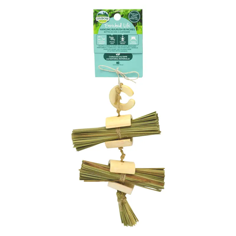 Oxbow Animal Health Enriched Life Hanging Bulrush Bunches Small Animal Chew One Size