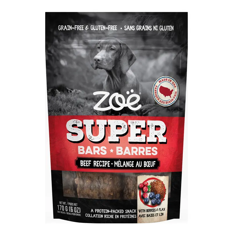 Zoe Super Bar, Beef 6 oz