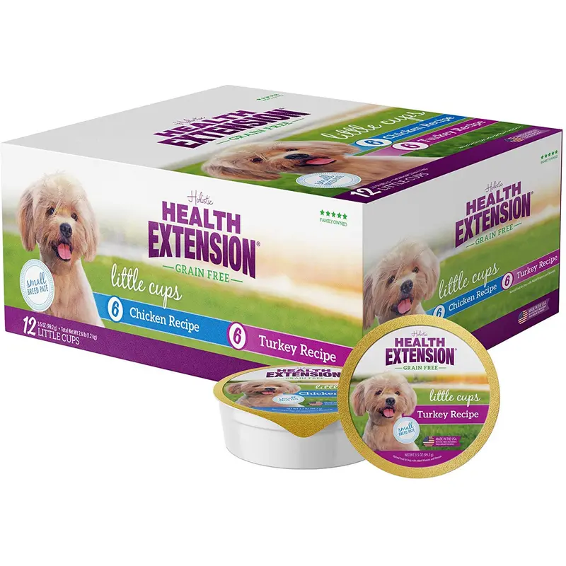 Health Extension Little Cups Turkey & Chicken Small Breed Variety 2-6 / 3.5 oz