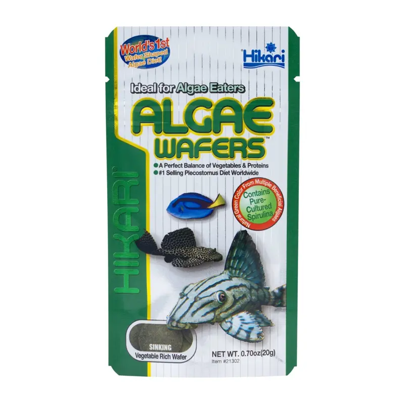 Hikari Algae Wafers Rapidly Sinking Wafer for Algae Eater Fish 20gm