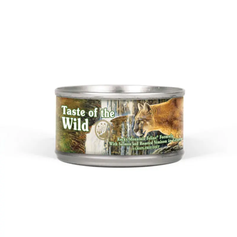 Taste of the Wild Rocky Mountain with Salmon and Roasted Venison in Gravy 3oz
