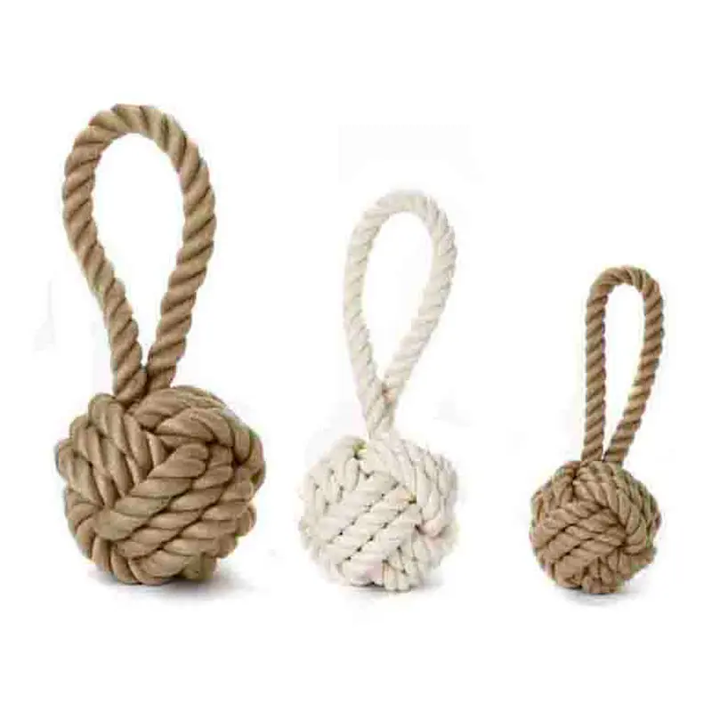 Multipet Nuts For Knots with Tug Toy Assorted 6 in