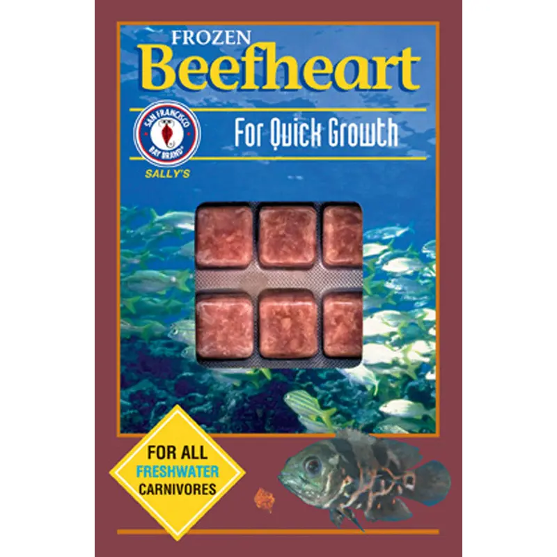 San Francisco Beefheart Frozen Fish Food 3.5 oz SD-5