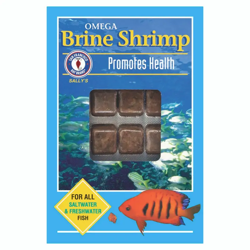 San Francisco Omega-3 Brine Shrimp Frozen Fish Food 3.5 oz SD-5