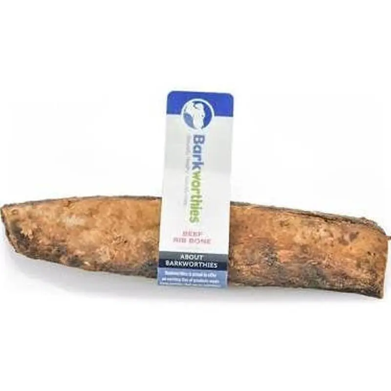 Barkworthies Dog Beef Rib Bone !!