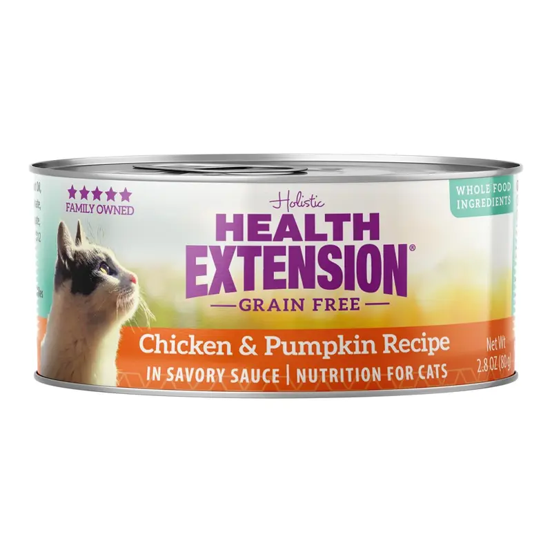 Health Extension Grain Free Chicken / Pumpkin Wet Cat Food 24 / 2.8 oz 