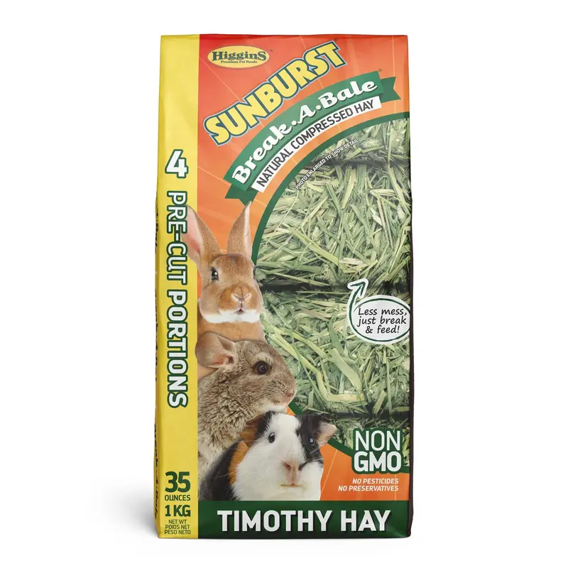 Higgins Sunburst Break-A-Bale Timothy Hay 35oz 