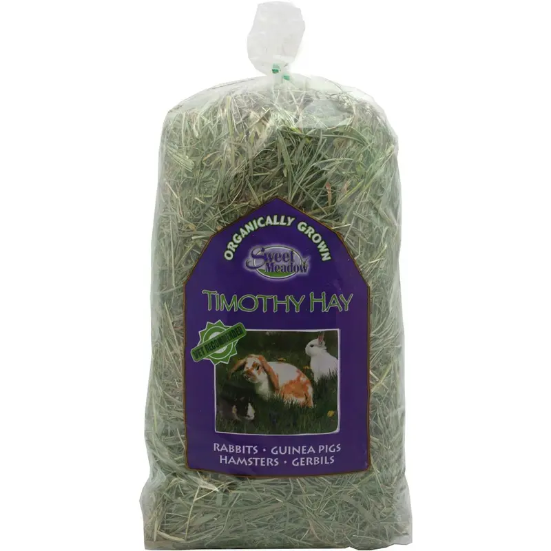 Sweet Meadow Farm 2nd Cut Organic Timothy Hay for Small Animals 20 oz