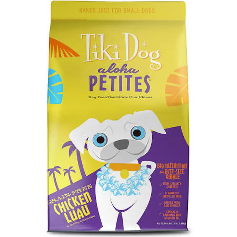Tiki Dog Aloha Petites Luau Chicken 3.5lb C=6 