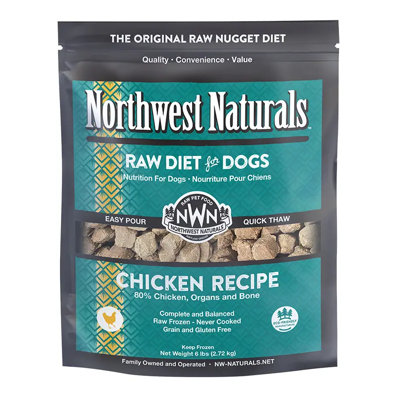 Northwest Naturals Dog Frozen Chicken Nuggets 6lb 