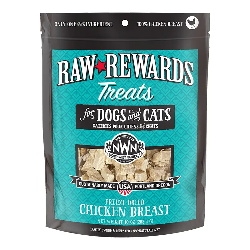 Northwest Naturals Dogs and Cats Freeze Dried Treat Chicken 10oz