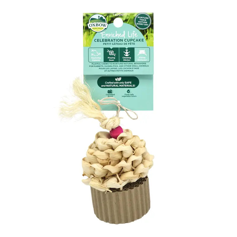 Oxbow Animal Health Enriched Life Celebration Cupcake Small Animal Chew One Size