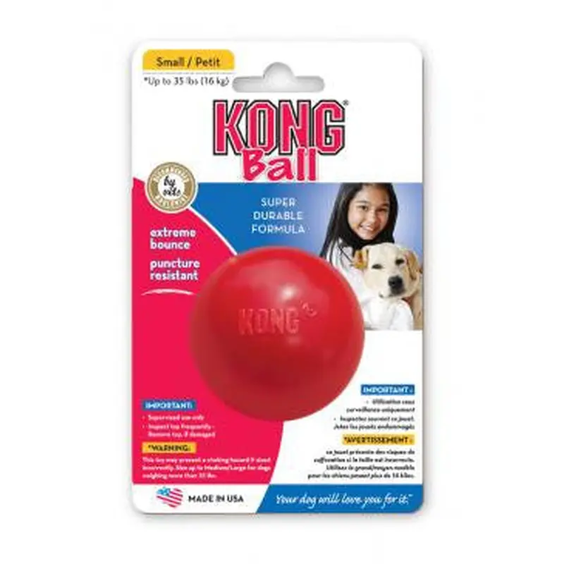 KONG Ball Dog Toy Red SM