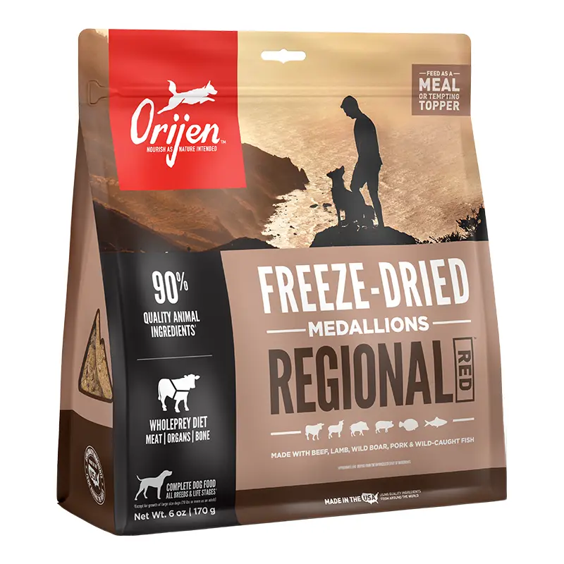 Orijen Dog Freeze Dried Food Regional Red 6oz