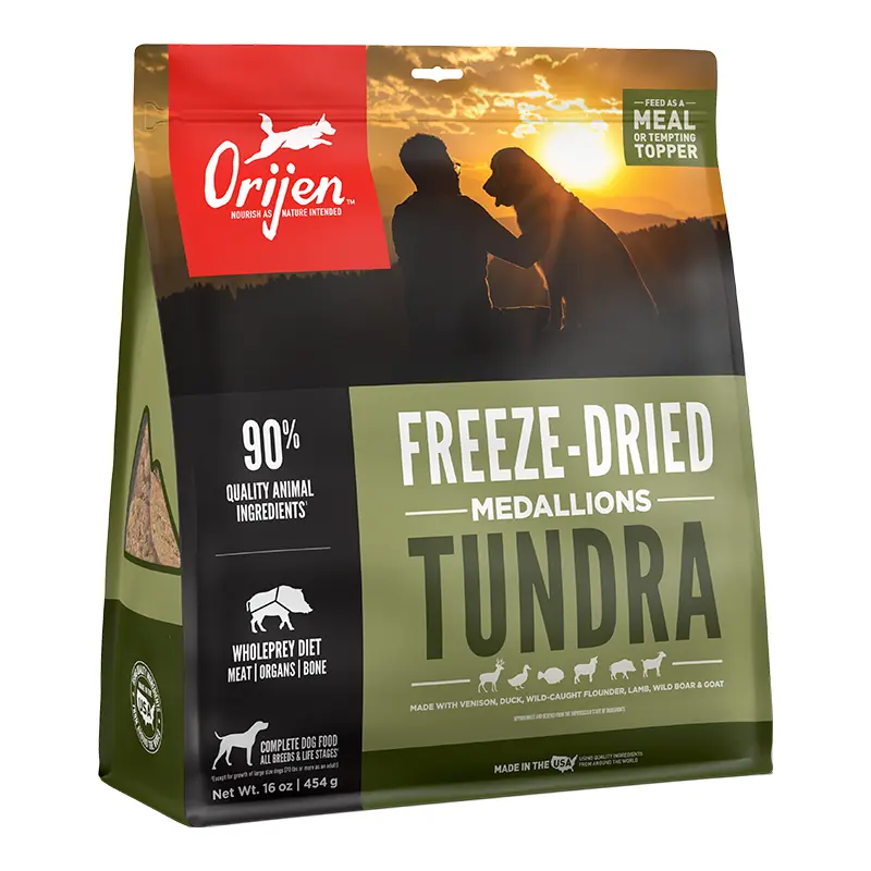 Orijen Freeze Dried Tundra Dog Food 16oz
