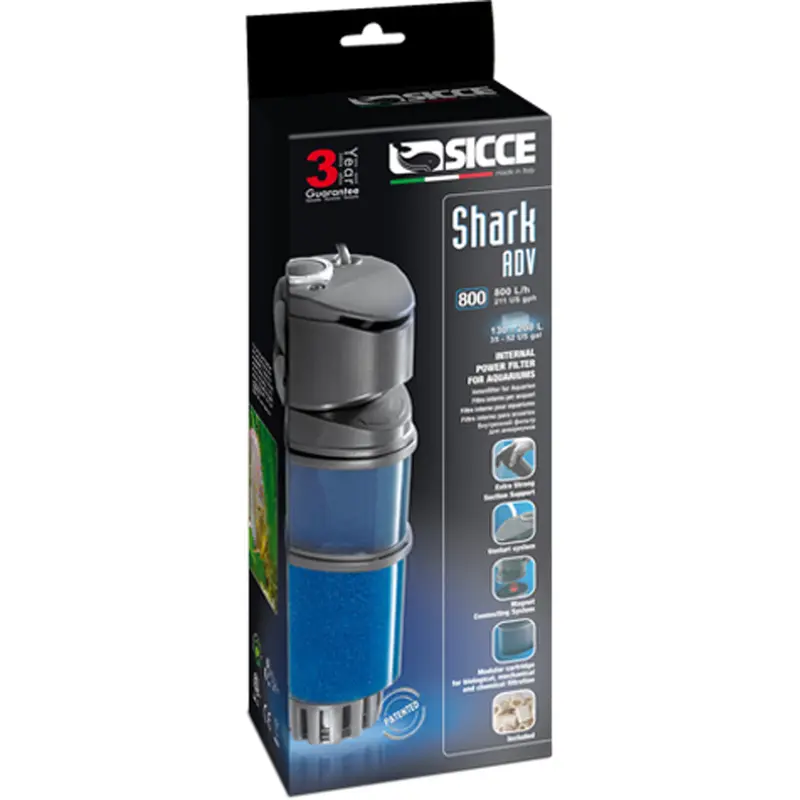 Sicce SHARK ADV 800 Internal Filter - 211 GPH