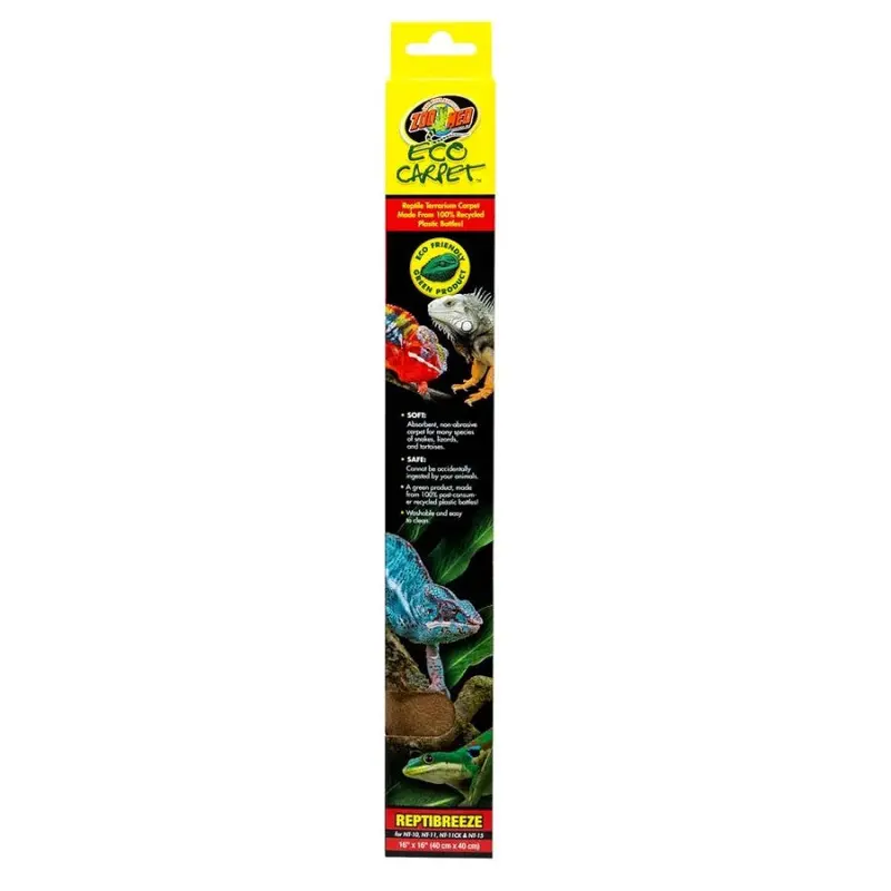 Zoo Med Eco Carpet Reptibreeze Green 16 X 16 in