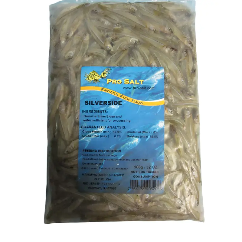 Pro Salt Silversides Frozen Fish Food 32 oz SD-5