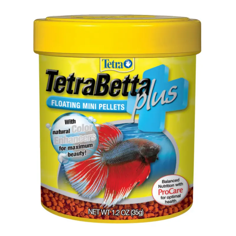 Tetra TetraBetta Plus Pellets Fish Food 1.2 oz Mini