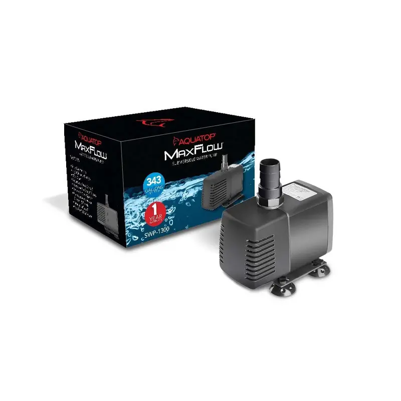 Aquatop SWP-1300 MaxFlow Submersible Water Pump Black