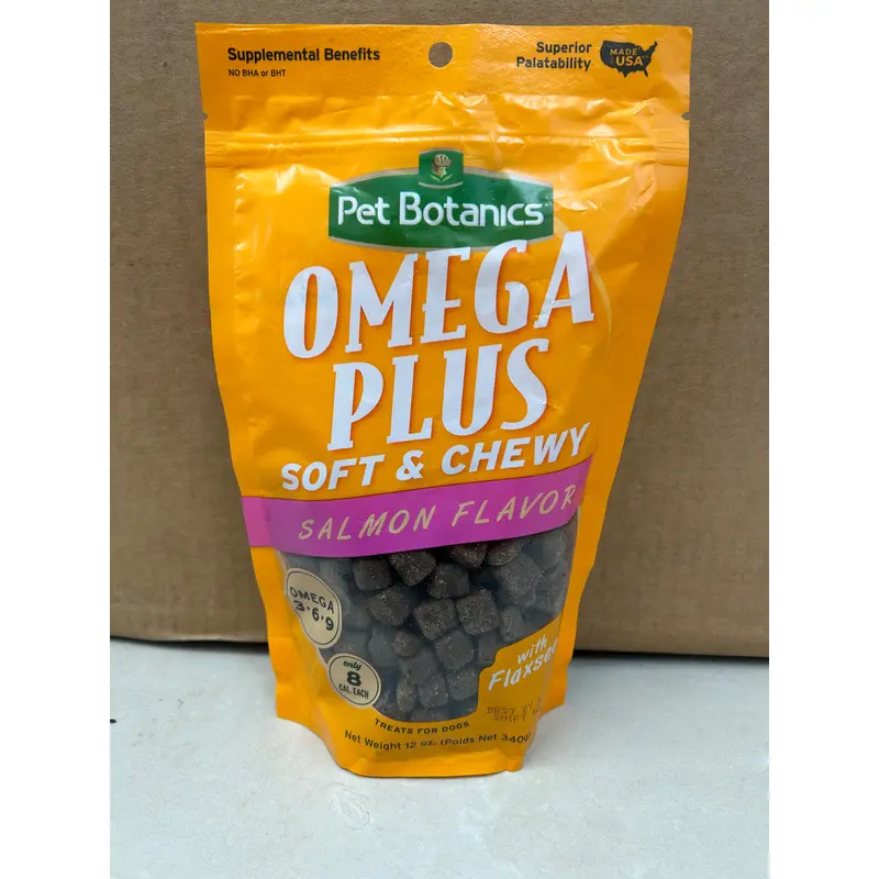 Cardinal Pet Botanics Healthy Omega Treats USA Salmon 12oz 