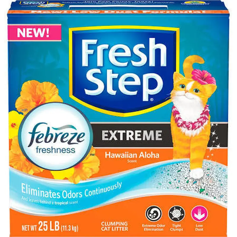 Fresh Step Hawaiian Aloha Febreeze Litter 25lb 