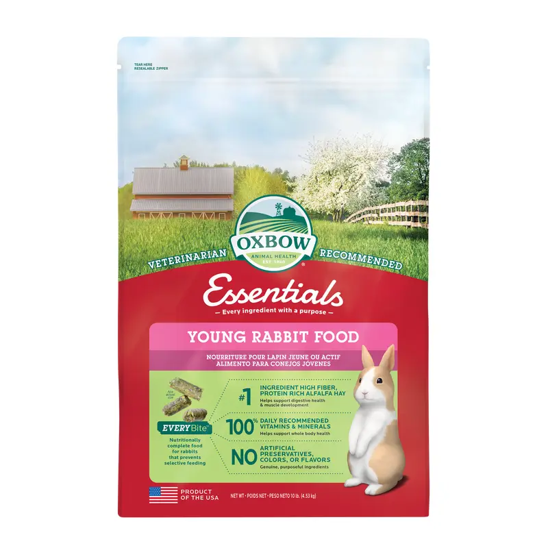 Oxbow Animal Health Essentials Young Rabbit Food 10lb