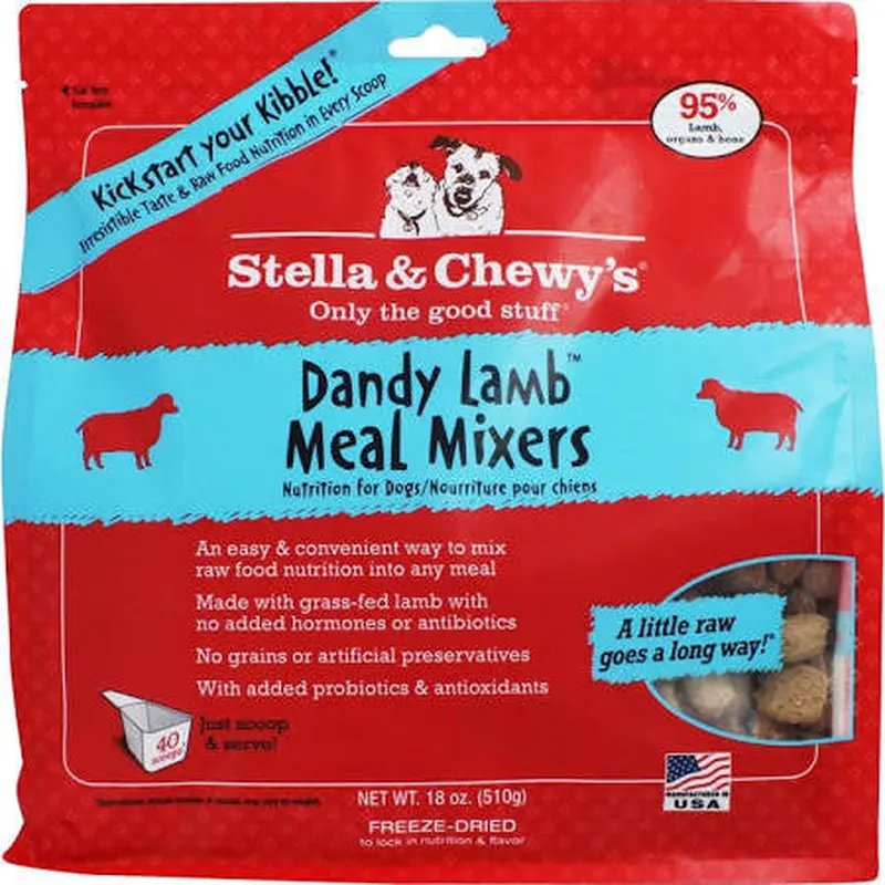 Stella & Chewy's Freeze-Dried Lamb Meal Mixers 18Z 