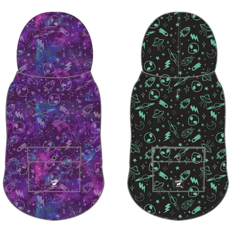 Canada Pooch Dog Pick Me Poncho Glow 28