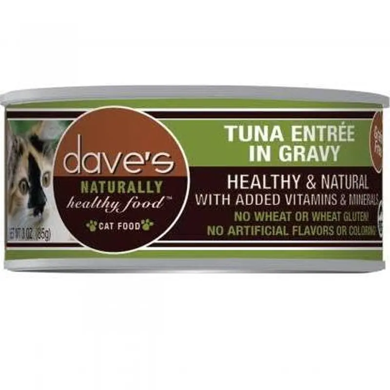 Dave's Pet Food Cat Red Meat Tuna Gravy 5.5oz 
