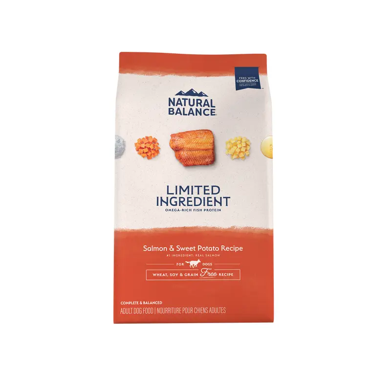 Natural Balance Pet Foods L.I.D. Adult Dry Dog Food Salmon & Sweet Potato 12lb