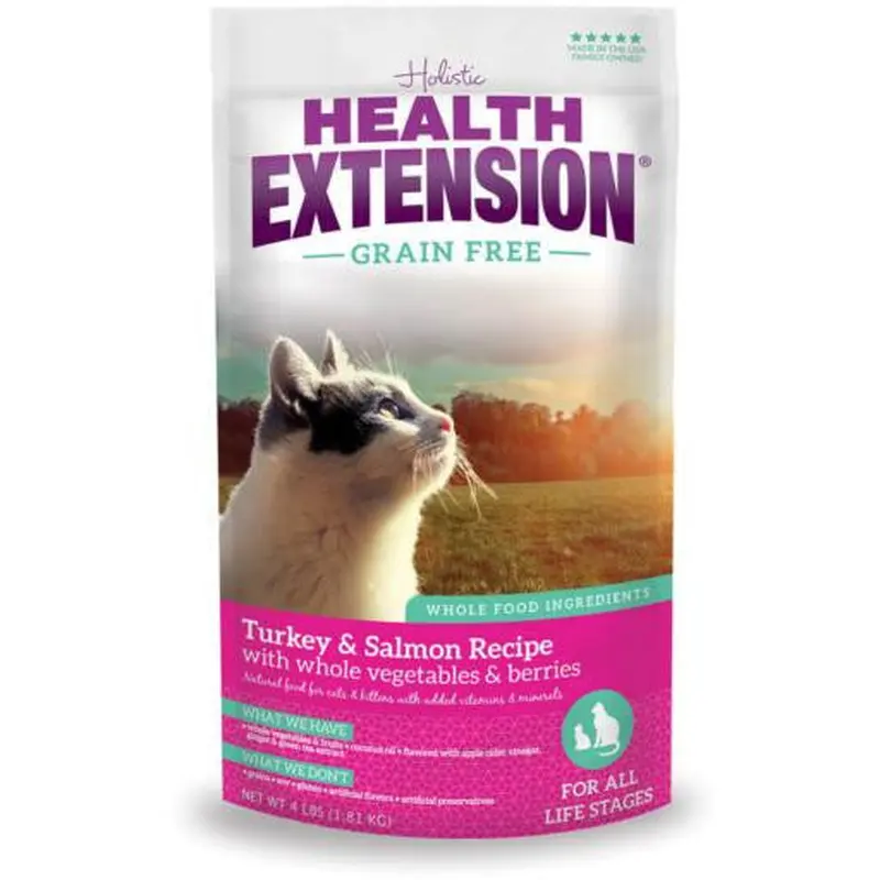 Health Extension Grain Free Turkey & Salmon Dry Feline Food 1 lb