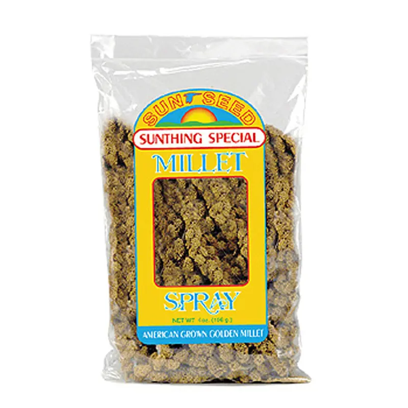 Sun Seed Golden Millet Spray Natural Bird Treat 4 oz