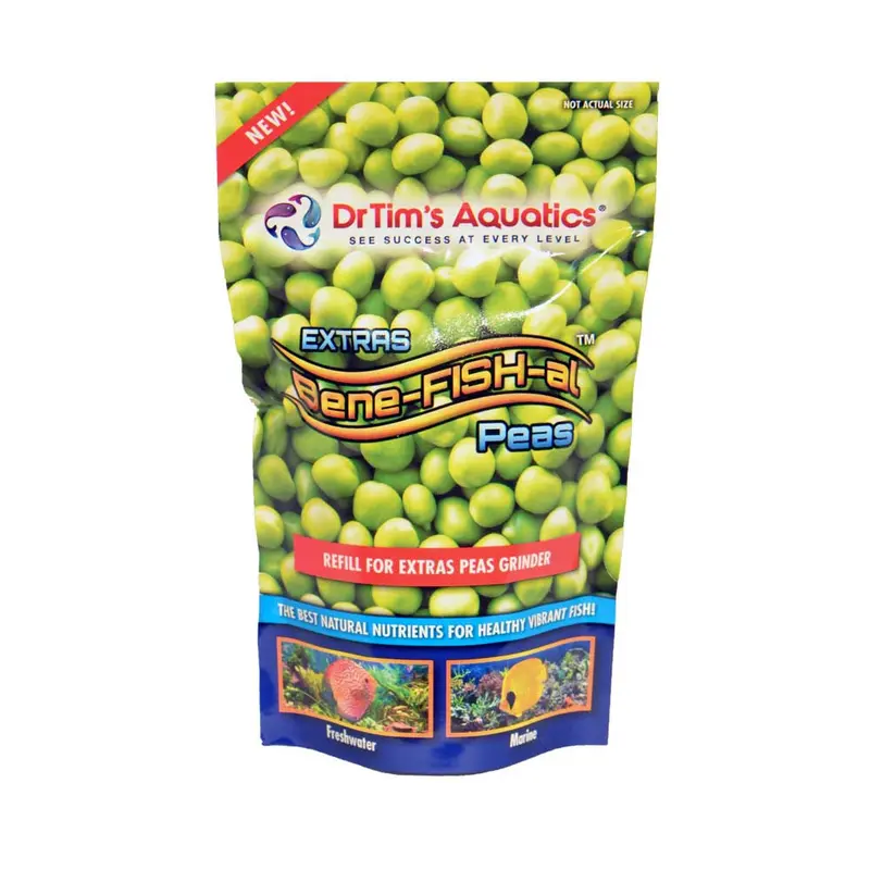 Dr. Tim's Aquatics Bene-FISH-al Peas Food/Treat Refill 1.04 oz