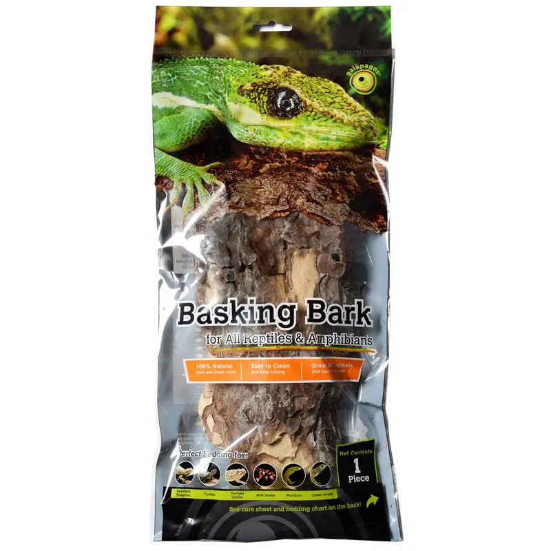 Galapagos Natural Basking Bark Green, Brown 12 in - 15 in