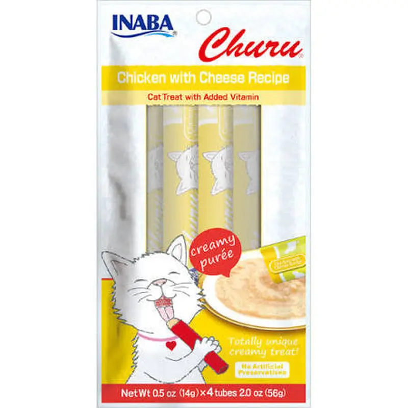 Inaba Churu Chicken with Cheese Recipe 4/2oz 