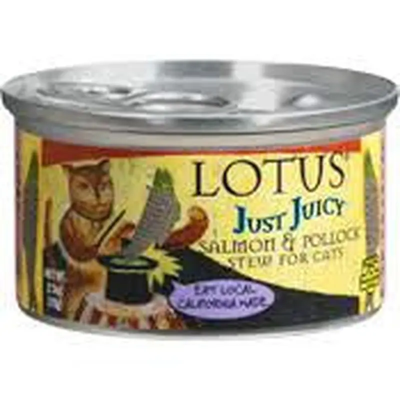 Lotus Cat Just Juicy Salmon Pollock 2.5oz 