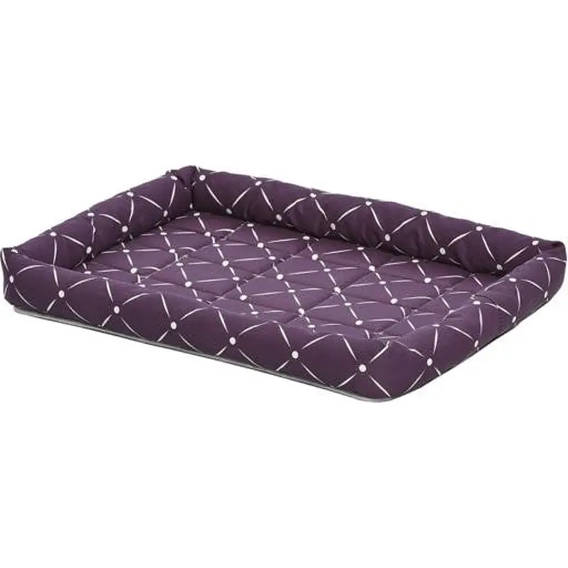 Midwest Quiet Time Ashton Bolster Bed Plum 24" 