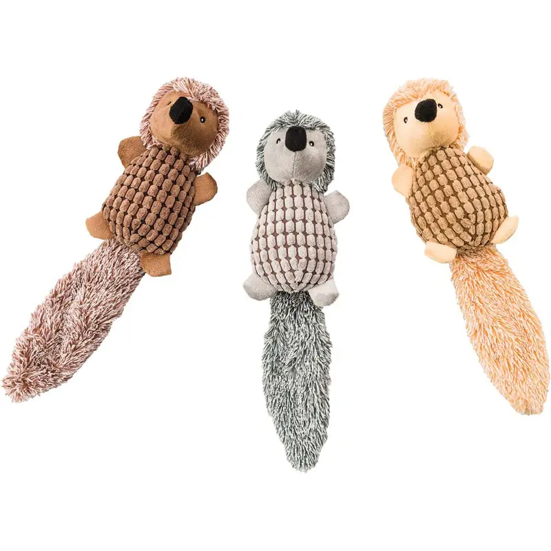 Spot Long Tail Dog Toy Hedgehogs Assorted 16 in