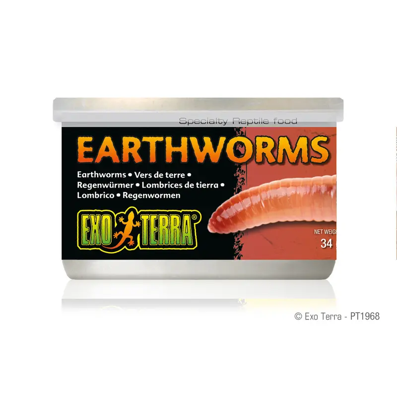 Exo Terra Canned Earthworms, 1.2 oz