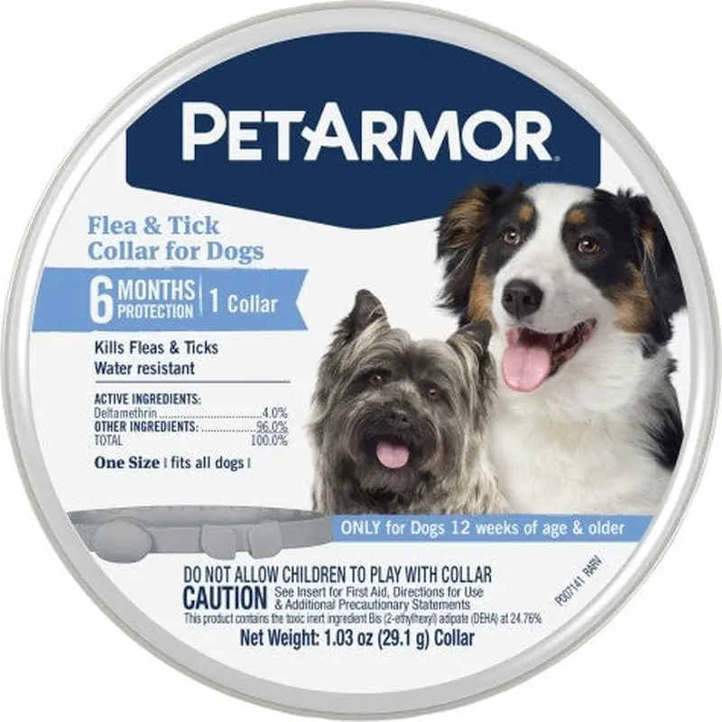 Pet Armor F&t Cllr 1 Size Dog
