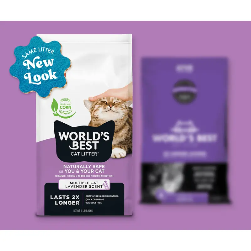 Worlds Best Multi-Cat Lavender Scented Litter