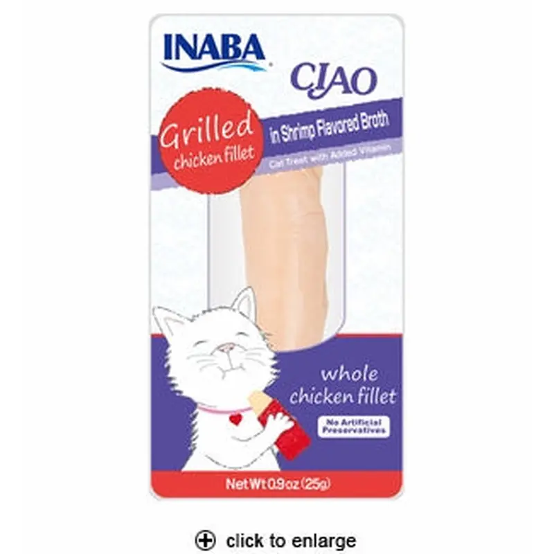 Inaba .9oz Chicken Shrimp Broth for Cats
