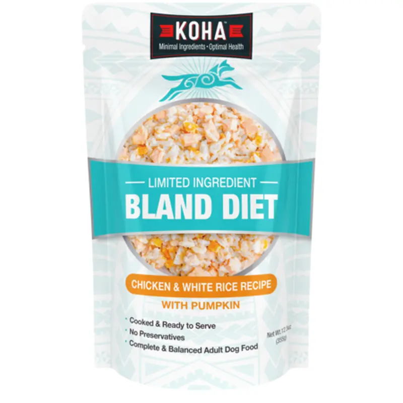 Koha Dog Wet Bland Diet Chicken Pouch 12.5 oz