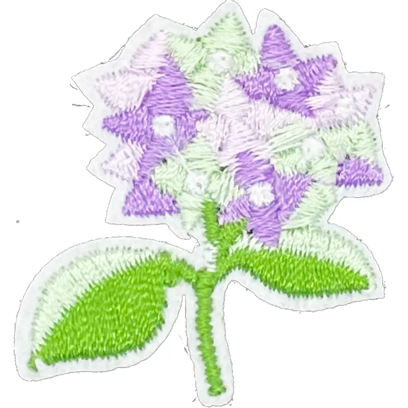 Purple Flower Bouquet - Patch