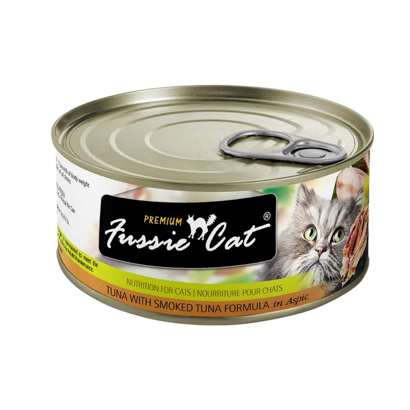 Fussie Cat Premium- Tuna With Smoked Tuna Formula In Aspic (2.82oz)